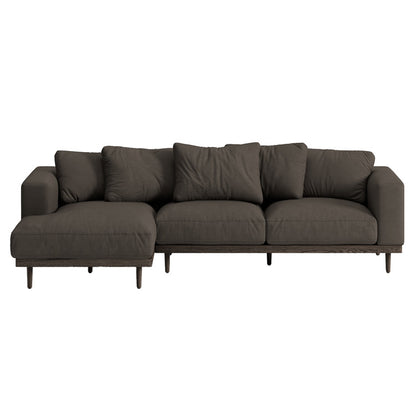 Andrea Sectional Sofa Left - Mocha