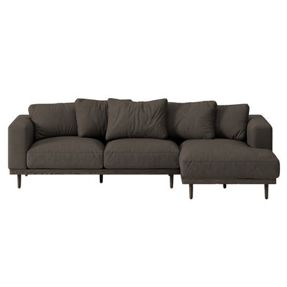 Andrea Sectional Sofa Right - Mocha