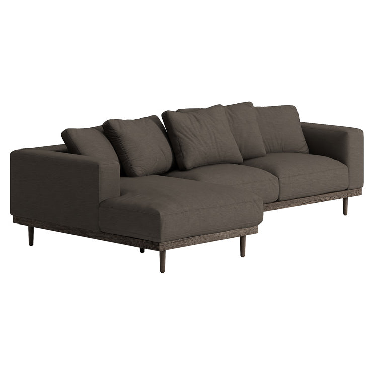 Andrea Sectional Sofa Left - Mocha