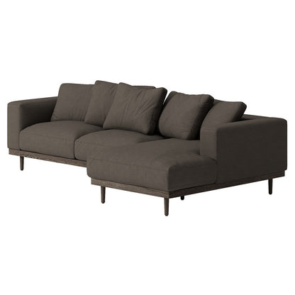 Andrea Sectional Sofa Right - Mocha