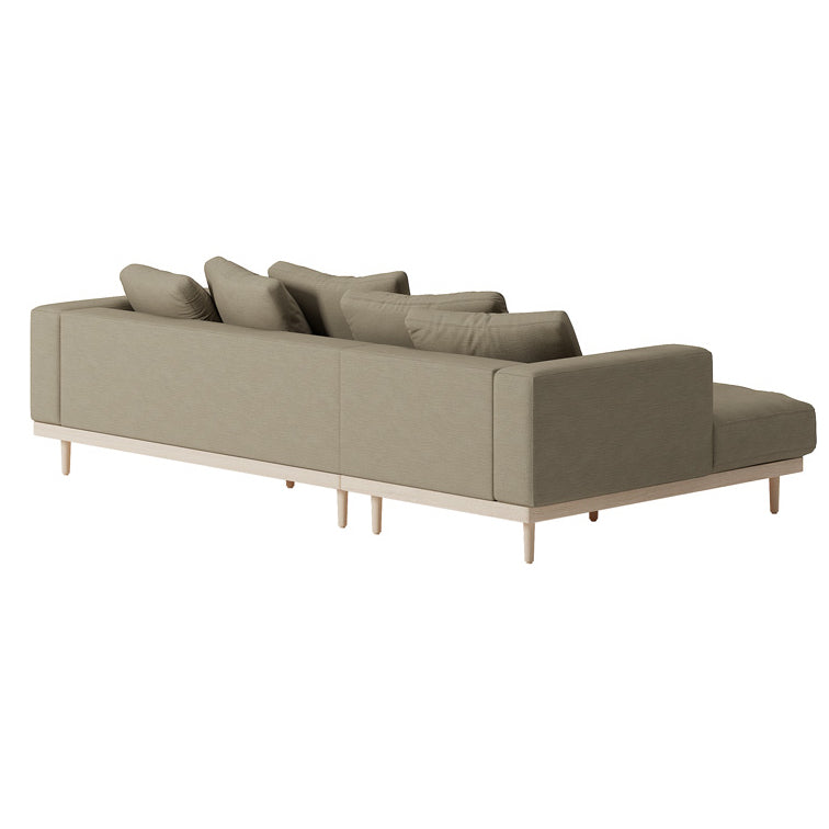 Andrea Sectional Sofa Left - Maple