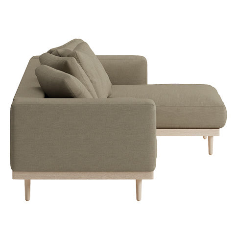 Andrea Sectional Sofa Right - Maple