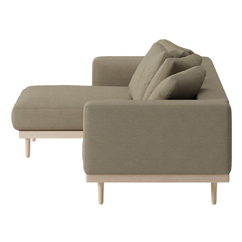 Andrea Sectional Sofa Left - Maple