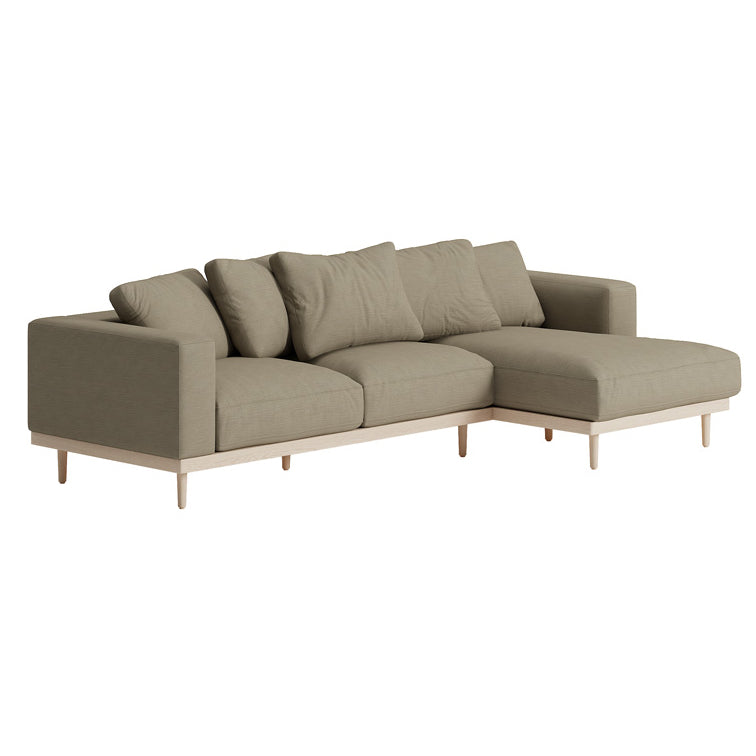 Andrea Sectional Sofa Right - Maple