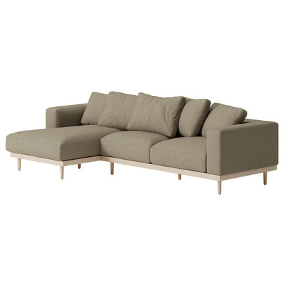 Andrea Sectional Sofa Left - Maple