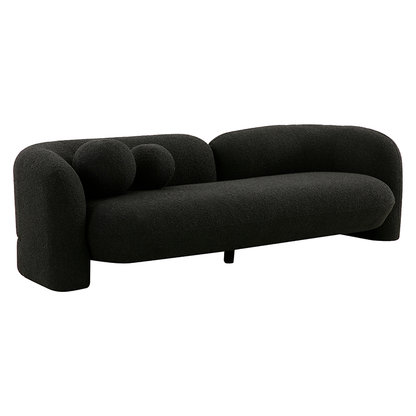 Seattle Sofa - Black Boucle