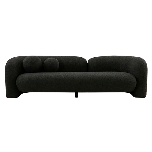 Seattle Sofa - Black Boucle