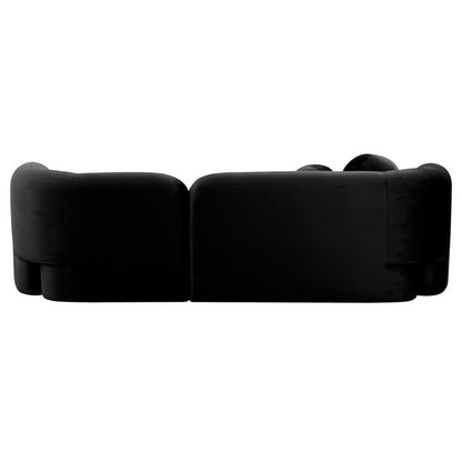 Seattle Sofa - Black Velvet