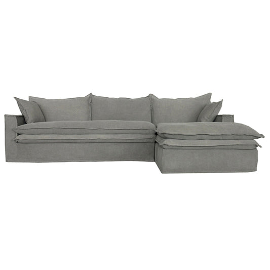 Orlando Sectional Sofa Right - Grey